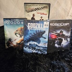 Epic DVD Collection: 10,000 BC, Surveillance, Robocop, Godzilla